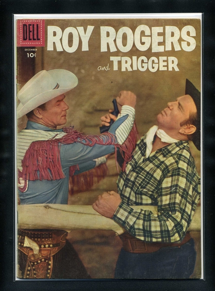 Roy Rogers Comics #96 VG/F 1955 Dell Photo Cover Comic Book